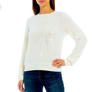 🆕WILDFOX RIB CAGE MOTIF PULLOVER SWEATER (Sz M)